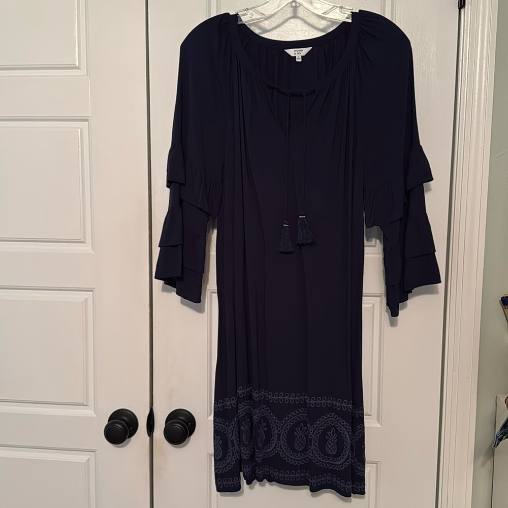 Crown and Ivy Navy Dress